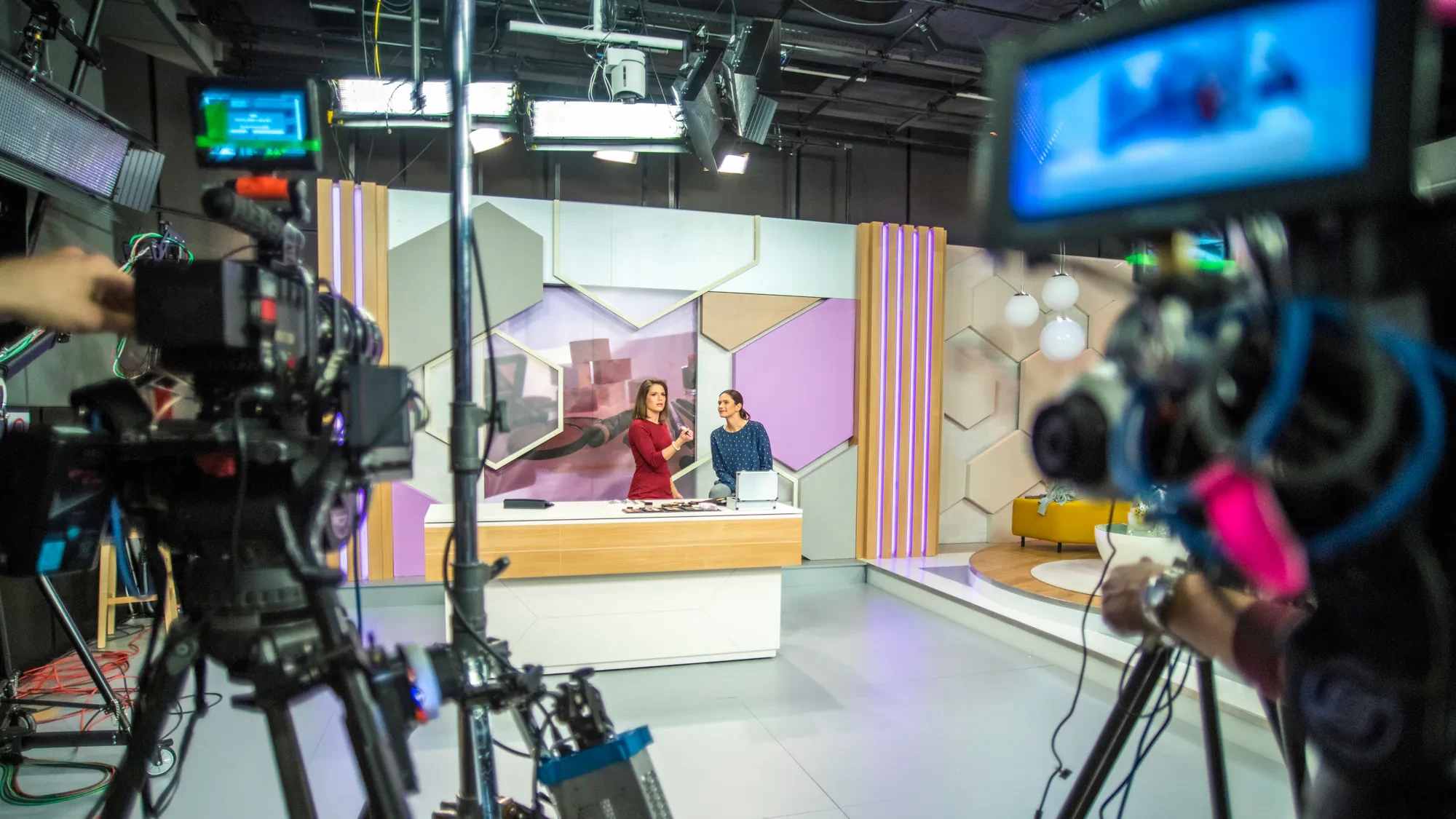 TV studio set cleaning company in Blackpool