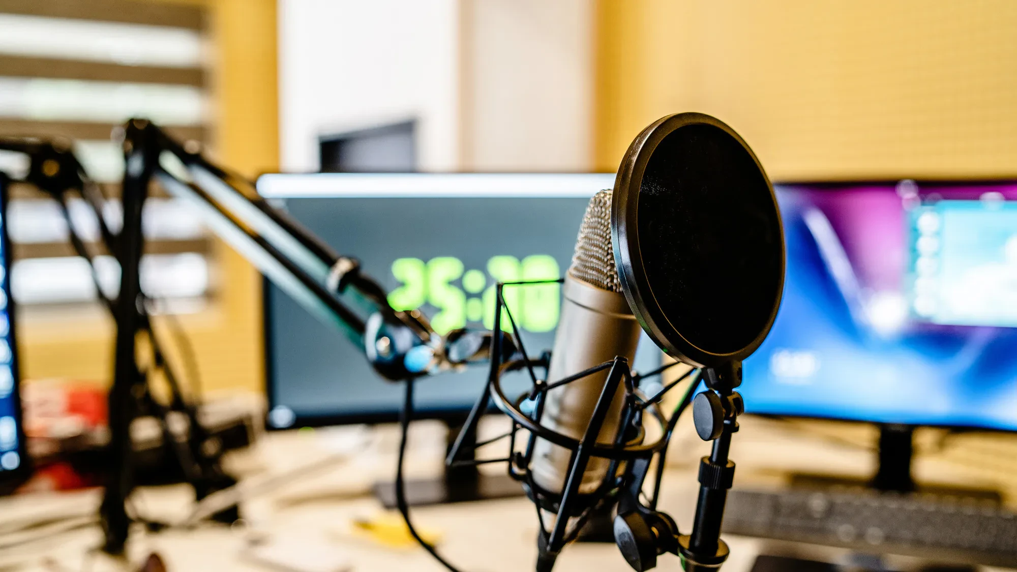 Radio production studio cleaning in Blackpool