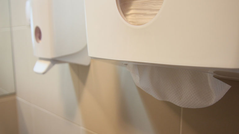 washroom services hand paper towels