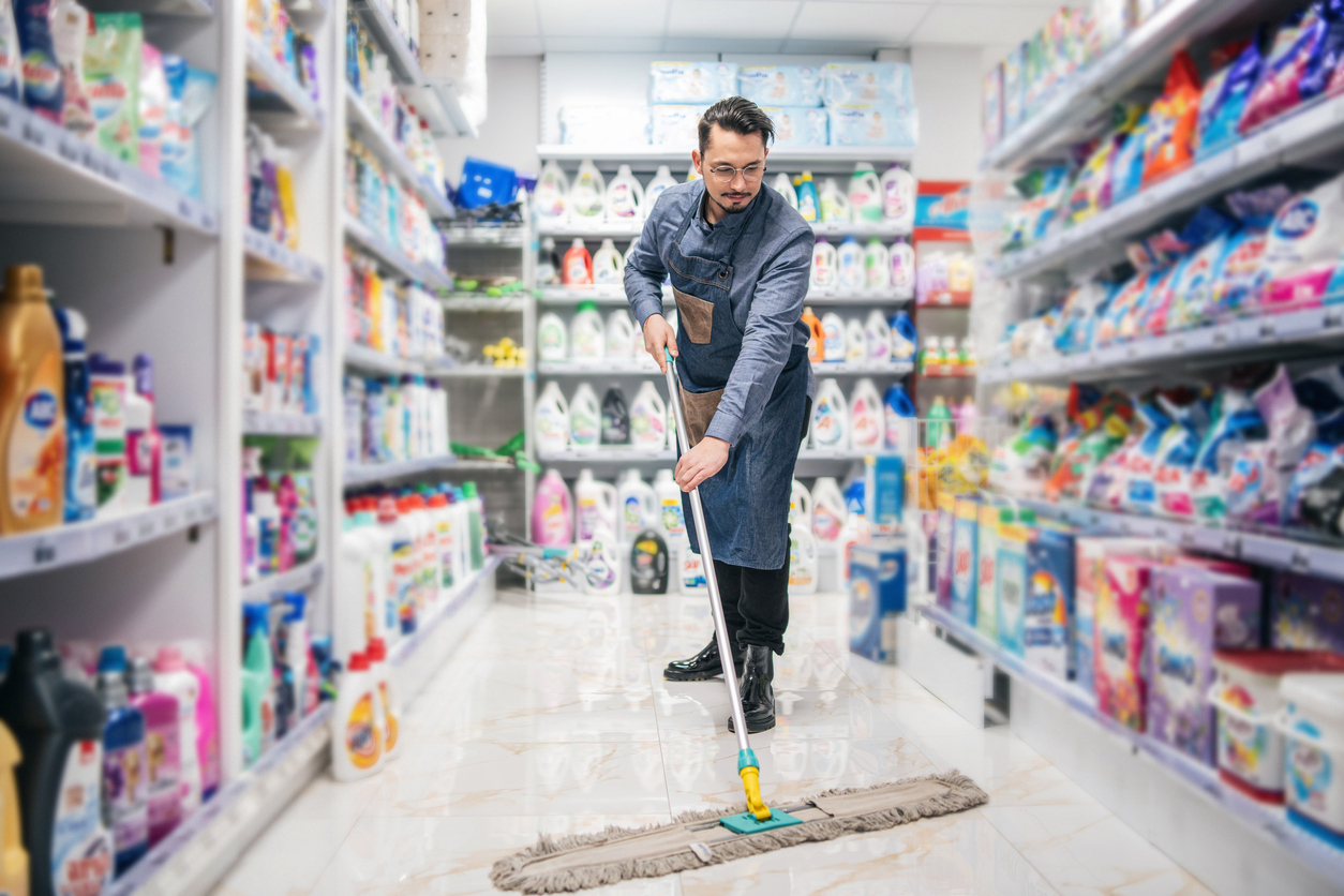Retail cleaning services for stores across London